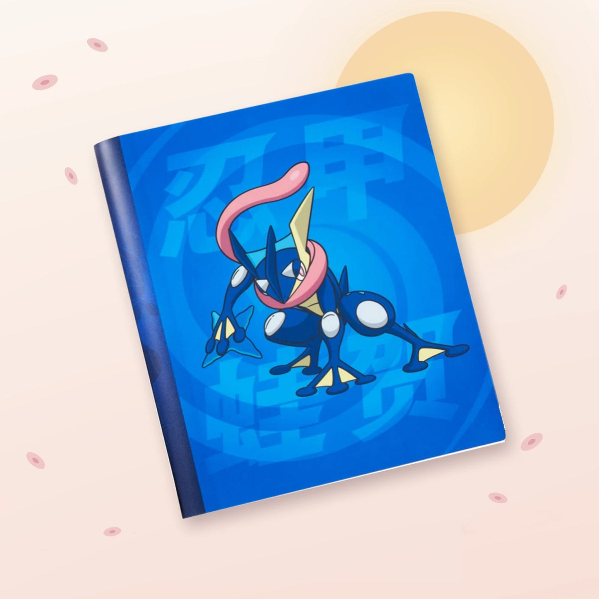 Classeur Amphinobi petit format 128 cartes, couverture bleue à l’effigie d’Amphinobi