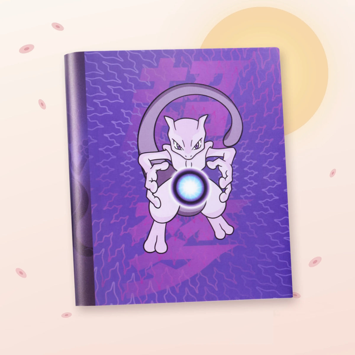 Classeur Mewtwo petit format 128 cartes, couverture violette à l’effigie de Mewtwo
