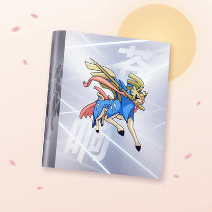 Classeur Zacian petit format 128 cartes, couverture argentée à l’effigie de Zacian
